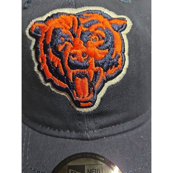 Chicago Bears New Era NFL Core Classic 9TWENTY Adjustable Hat~Blue/Orange NFL - Picture 3 of 10